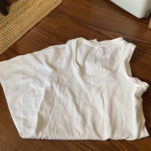 Athleta white dress size large